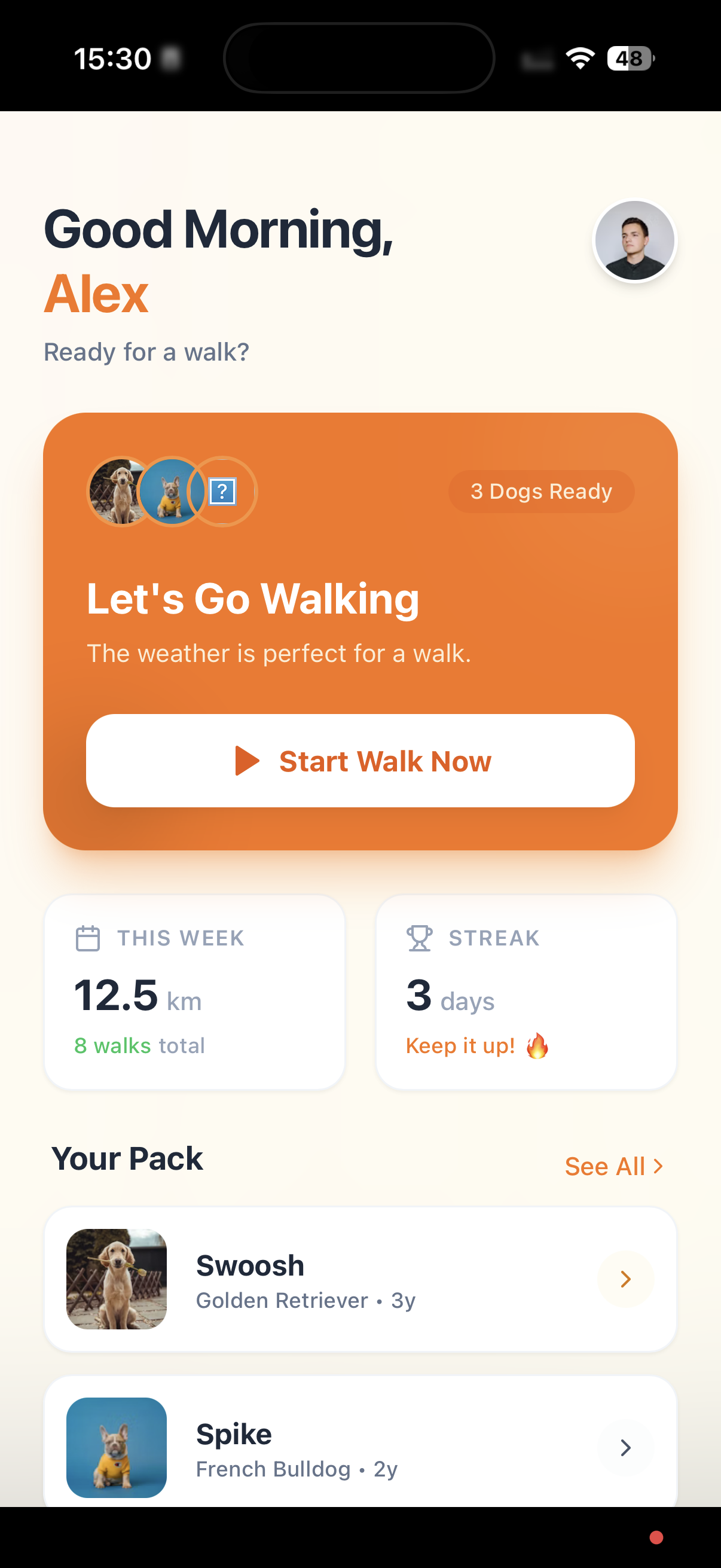 Dog Walking App