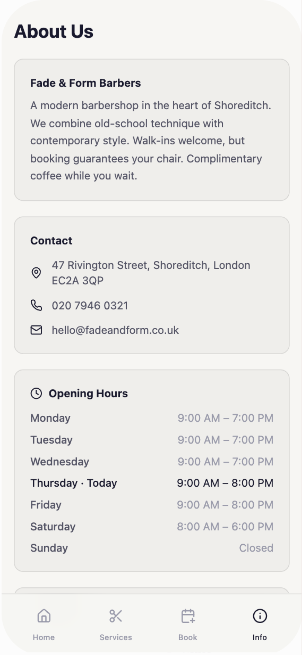 Barber App Screenshot 6